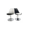 Silla Steevy de color negro giratoria y de altura regulable