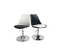 Silla Steevy de color negro giratoria y de altura regulable image 3