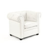 Sill&oacute;n BABY CHESTERFIELD de color blanco