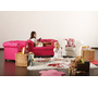 Sill&oacute;n BABY CHESTERFIELD de color frambuesa