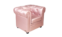 Sill&oacute;n BABY CHESTERFIELD de color perla