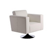 Sill&oacute;n BOSTON de color blanco-giratorio
