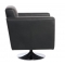 Sill&oacute;n Boston de color negro-giratorio
