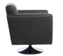 Sill&oacute;n Boston de color negro-giratorio image 2