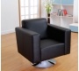Sill&oacute;n Boston de color negro-giratorio image 6