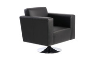 Sill&oacute;n Boston de color negro-giratorio