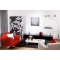 Sill&oacute;n Boston de color rojo Burdeos- giratorio