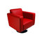 Sill&oacute;n Boston de color rojo Burdeos- giratorio