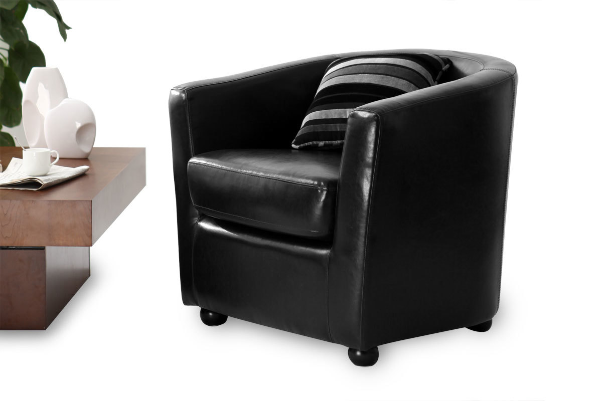 Sill&oacute;n Cabriolet negro chocolate New Pretty