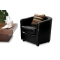 Sill&oacute;n Cabriolet negro chocolate New Pretty