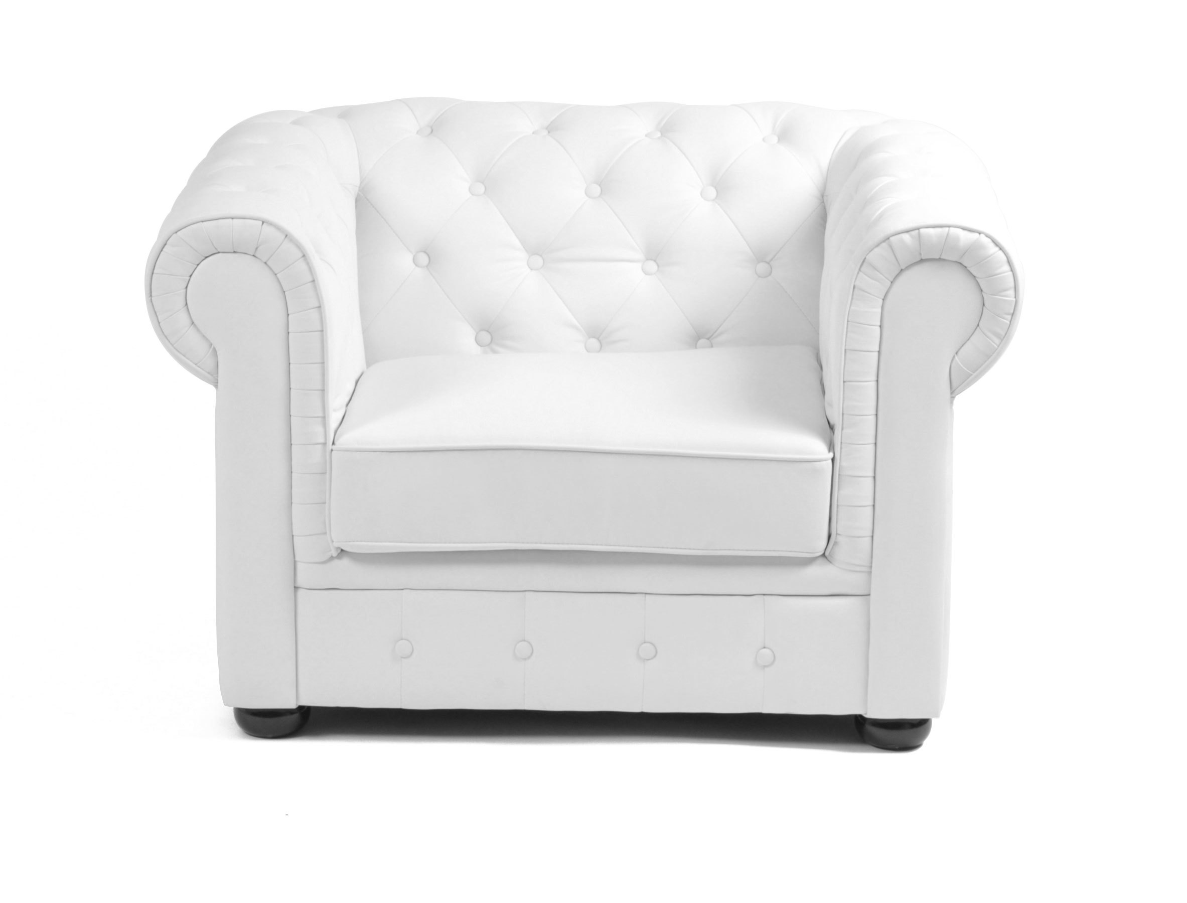 Sill&oacute;n CHESTERFIELD color blanco