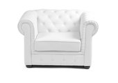 Sill&oacute;n CHESTERFIELD color blanco