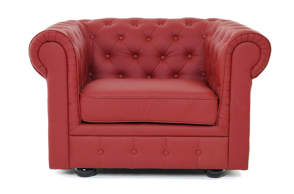Sill&oacute;n Chesterfield color grosella