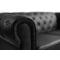 Sill&oacute;n Chesterfield color negro