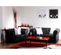 Sill&oacute;n Chesterfield color negro