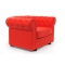 Sill&oacute;n Chesterfield color rojo