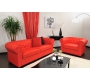 Sill&oacute;n Chesterfield color rojo