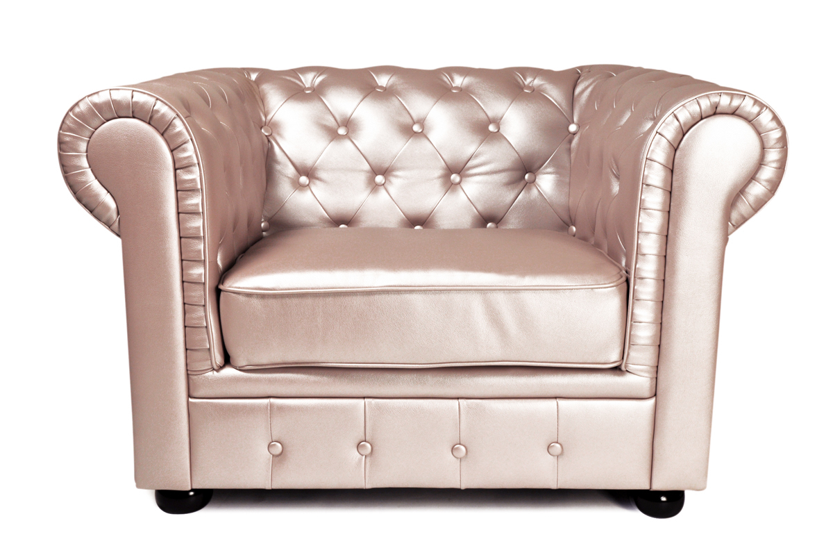 Sill&oacute;n CHESTERFIELD de color perla