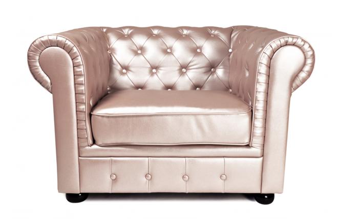 Sill&oacute;n CHESTERFIELD de color perla