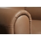 Sill&oacute;n club color marr&oacute;n claro y de cuero de vacuno
