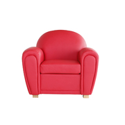 Sill&oacute;n Club de cuero rojo NEW CLUB 