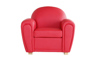 Sill&oacute;n Club de cuero rojo NEW CLUB 