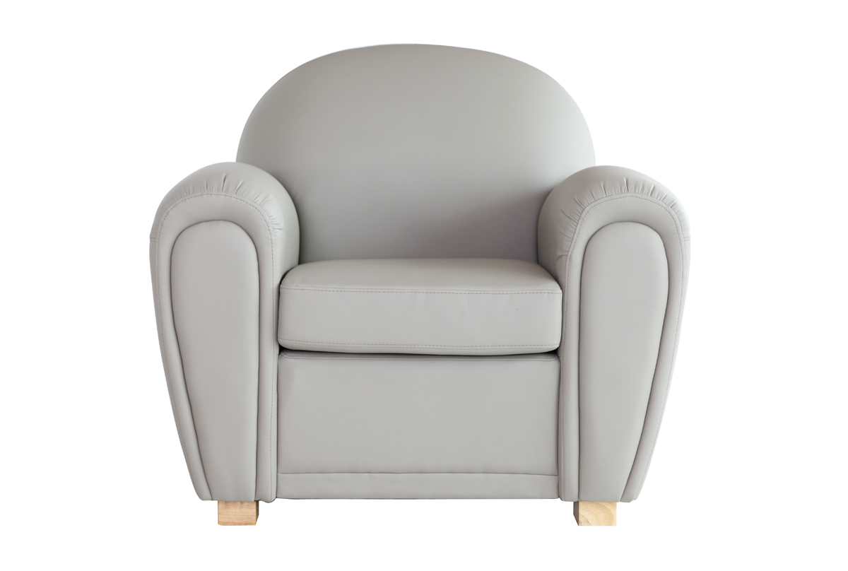 Sill&oacute;n Club de cuero topo NEW CLUB 