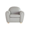 Sill&oacute;n Club de cuero topo NEW CLUB 