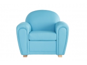 Sill&oacute;n Club de cuero turquesa NEW CLUB 