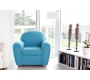 Sill&oacute;n Club de cuero turquesa NEW CLUB 