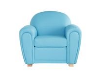 Sill&oacute;n Club de cuero turquesa NEW CLUB 