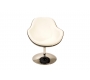 Sill&oacute;n de dise&ntilde;o blanco y negro Solly
