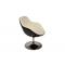 Sill&oacute;n de dise&ntilde;o blanco y negro Solly