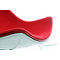 Sill&oacute;n de dise&ntilde;o blanco y rojo HELIO