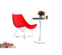 Sill&oacute;n de dise&ntilde;o blanco y rojo HELIO