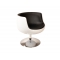 Sill&oacute;n de dise&ntilde;o BRADY blanco y negro 