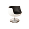 Sill&oacute;n de dise&ntilde;o BRADY blanco y negro 