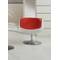 Sill&oacute;n de dise&ntilde;o BRADY blanco y rojo