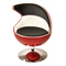 Sill&oacute;n de dise&ntilde;o FLAME rojo, negro y blanco 