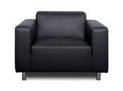 Sill&oacute;n de dise&ntilde;o negro CAPRI
