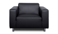 Sill&oacute;n de dise&ntilde;o negro CAPRI