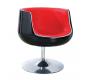Sillon de dise&ntilde;o negro y rojo Brady