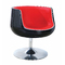 Sillon de dise&ntilde;o negro y rojo Brady