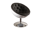 Sill&oacute;n de dise&ntilde;o NEW STANLEY de color blanco y negro