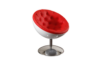 Sill&oacute;n de dise&ntilde;o New Stanley de color blanco y rojo
