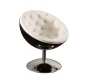 Sill&oacute;n de dise&ntilde;o NEW STANLEY de color negro y blanco