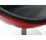 Sillon de dise&ntilde;o rojo y negro RAYNI