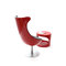 Sillon de dise&ntilde;o rojo y negro RAYNI