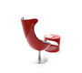 Sillon de dise&ntilde;o rojo y negro RAYNI