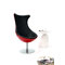 Sillon de dise&ntilde;o rojo y negro RAYNI